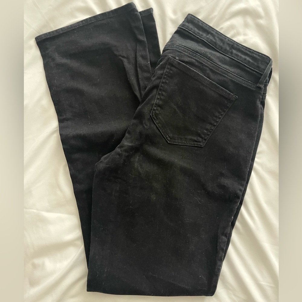 NYDJ Barbara Bootcut Black Jeans Size 10
